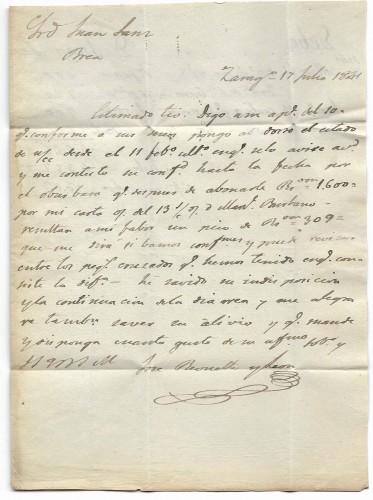 Carta de Zaragoza a Brea - 17 JUL 1841 - Texto.jpg