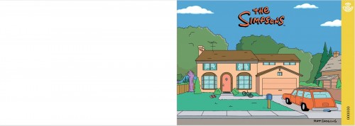 2019-11-04. Series de televisión. The Simpsons. Boceto. Anverso.jpg