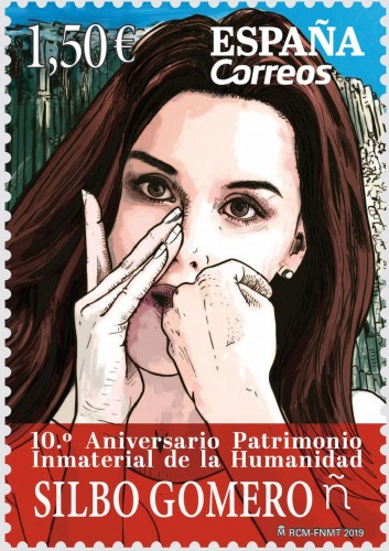 2019-11-07. 10 Aniversario Patrimonio Inmaterial de la Humanidad. Silbo Gomero. Boceto.jpg