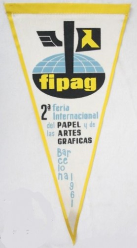 Banderin FIPAG 1961  II Certamen