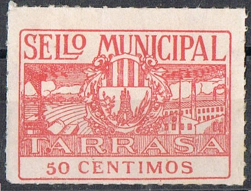 Tarrasa 50 cts sin numero control
