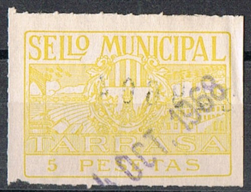 Tarrasa 5 pesetas