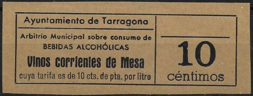 Tarragona 10 cts