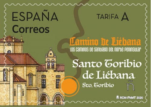 2020-03-30. Los Caminos de Santiago del Norte Peninsular. Camino de Liébana. Santo Toribio de Liérbana. Boceto. Baja.jpg
