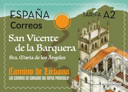 2020-03-30. Los Caminos de Santiago del Norte Peninsular. Camino de Liébana. Interior. San Vicente de la Barquera. Boceto. Baja.jpg