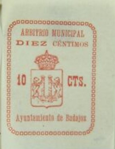 BADAJOZ 10 cts