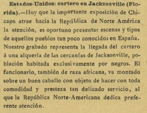 006B 1893-05-30  El Álbum ibero americano. CARTERO USA EN JACKSONVILLE.jpg