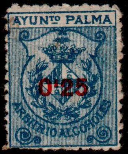 Palma 25 cts alcoholes