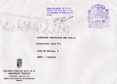 FRAN EDU Badajoz LOS SANTOS DE MAIMONA CP Mauricio Tinoco 1994 R.jpg