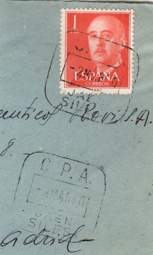CPA JAEN SILES 1960.jpg