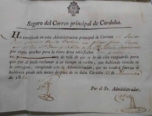 13.11.1824 resguardo certificado CORDOBA a CEUTA.jpg