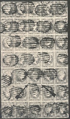 1855. 2 reales azul. Exp. de 1936. Bloque de 35. Guerin. 100 ppp.jpg
