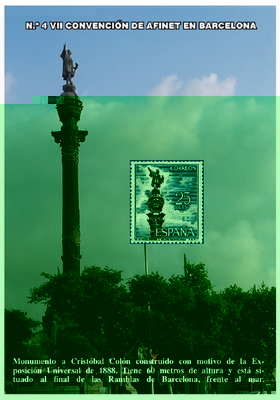 Monumento a Colón. Edifil 1643. Foto de setobo