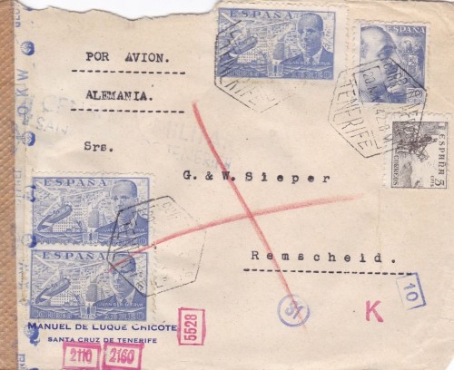 19420520 Tenerife a Alemania hexagonal de Tenerife.jpg