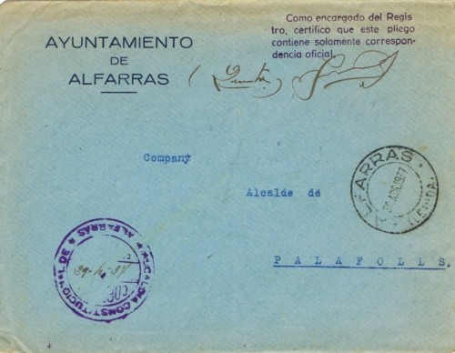 ALFARRÁS carta