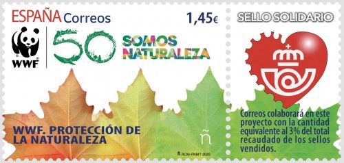 2020-05-14. Era el 2020-04-22. Sello Solidario. WWF. Protección de la naturaleza. Boceto. Baja.jpg