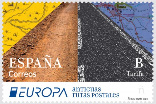 2020-05-14. Era el 2020-04-23. Europa. Antiguas Rutas Postales. Boceto.jpg
