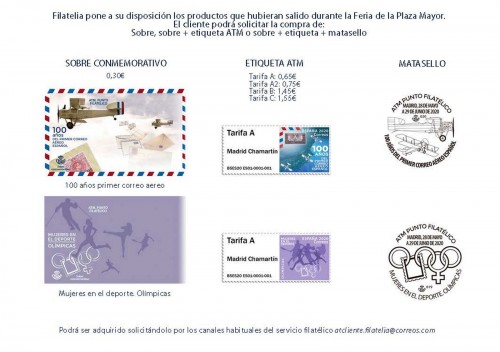 Madrid. 2020-05-28 al 31. 52 Feria Nacional del Sello. Productos a la venta por Correos. Del 28 de mayo al 20 de junio. 2020-05-28. Baja.jpg