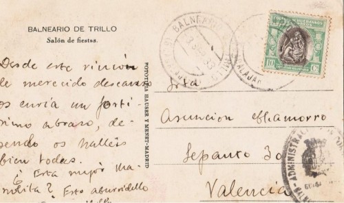 Fechador. Guadalajara. Balneario de Trillo. 1933-09-03. Carta.jpg