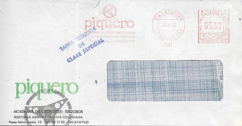 Franqueo mecánico - Gestoría Piquero - Correcto