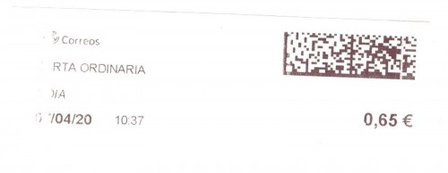 Etiqueta térmica digital. Nuevo Correos. Noia. Carta ordinaria. 2020-04-07. 10.37. 4,1x10. 0,65 euros. Baja.jpg
