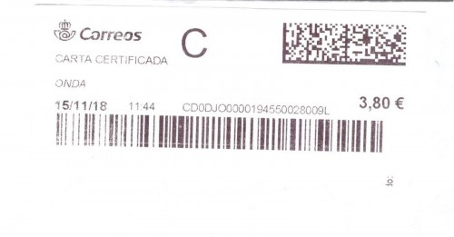 Etiqueta térmica digital. Nueva. Onda. Carta certificada. 2018-11-15. 11.44. 4,2 y 4,5x10 (mal cortada). 3,80 euros. Baja.jpg