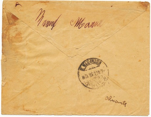 Fechador. Puente abierto. Madrid. Estafeta 3. Cartería. 1938-09-03. Carta. Reverso. Baja.jpg