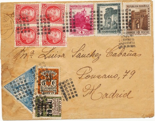 Fechador. Puente abierto. Madrid. Estafeta 3. Cartería. 1938-09-03. Carta. Anverso. Baja.jpg