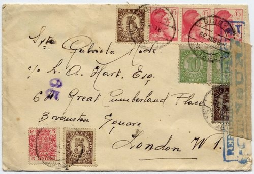 Ordinario. Puente abierto. Correos. Madrid. 1939-01-09. (mega60). Sobre. Anverso. Baja.jpg