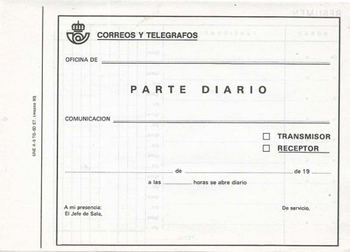 Correos y Telegrafos. Parte Diario - anverso.jpg