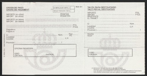 Giro Postal Mod. G-1 G. Milán, S.A. 1998 (VALENCIANO).jpg