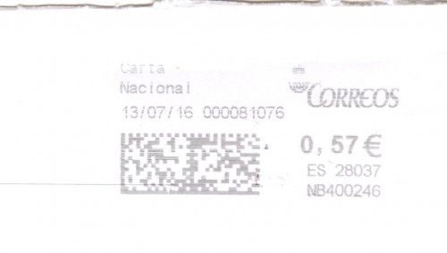 Franqueo digital. Azul. NB400246. 28037. 2016-07-13. Carta Nacional. Color negro.jpg