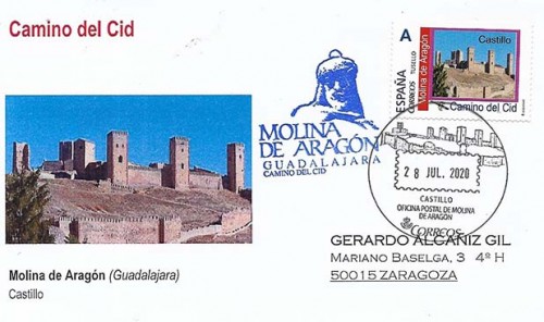 Sello personalizado - Camino del Cid - Molina de Aragon - Matasello turistico Molina.jpg