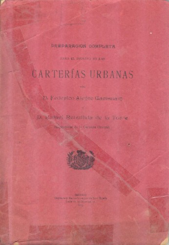 Preparación Completa para el ingreso en las Carterías Urbanas. 1912.jpg