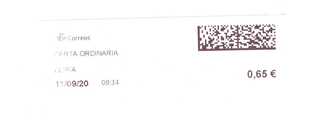 Etiqueta térmica digital. Nuevo Correos. Lliria. Carta ordinaria. 2020-09-11. 09.34. 4,1x10. 0,65 euros.jpg