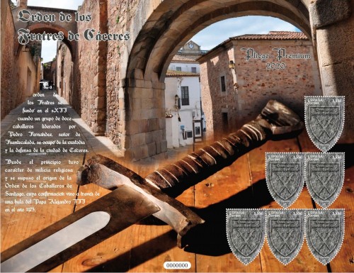 2020-10-28. Orden de los Fratres de Cáceres (1169-2019). Pliego Premium. Boceto. Baja.jpg