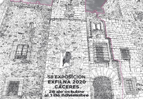 2020-10-28. Exfilna 2020. Cáceres. Prueba de artista. Sello en oro rosa. Plegado. Boceto. Baja.jpg