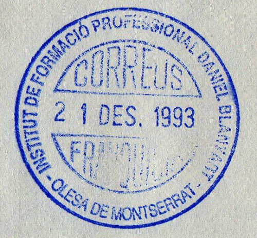 FRAN EDU Barcelona OLESA DE MONTSERRAT IES Daniel Blanxart 1993 f.jpg