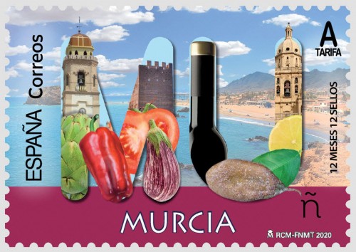 2020-11-03. 12 meses 12 sellos. Murcia. Boceto.jpg