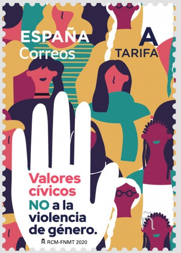 2020-11-04. Valores cívicos. No a la Violencia de Género. Boceto.jpg