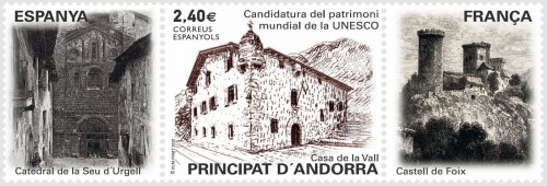 Andorra. 2020-11-05. Candidatura del patrimoni mundial de la UNESCO. Casa de la Vall. Andorra. Boceto. Baja.jpg