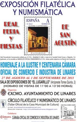 Linares. EXPOFIL 2011. Cartel. Baja.jpg