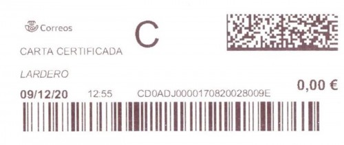 Etiqueta térmica digital. Nuevo Correos. Lardero. Carta certificada. 2020-12-09. 12.55. 4,1x10. 0,00 euros.jpg