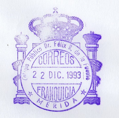 FRAN EDU Badajoz MERIDA CP Felix Rodriguez de la Fuente 1993 f.jpg
