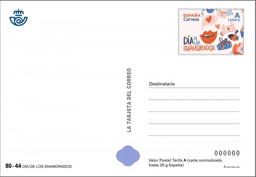 2021-02-14. Día de... Enamorados. Tarjeta prefranqueada. Boceto. Anverso.jpg