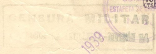 Censura militar. Agrupación de Artilleria - División 54. 1939-01-16.jpg