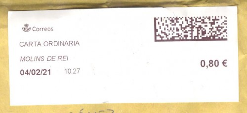 Etiqueta térmica digital. Nueva. Molins de Rei. Carta ordinaria. 2021-02-04. 10.27. 4,1x10. 0,80 euros.jpg