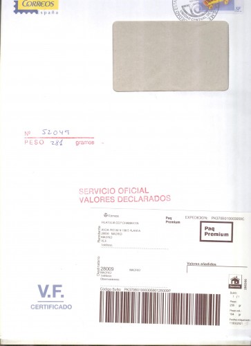 Correos. Unidad Central de Canje. Marcas administrativas. Sobre. Baja.jpg