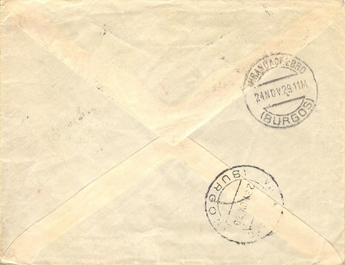 Puente cerrado. Burgos. Puentedey. 1929-11-23. Sobre. Reverso. Baja.jpg