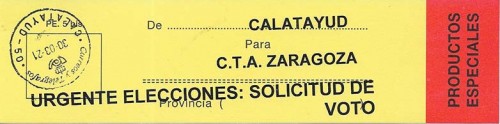 Etiquetas - Urgente Elecciones Solicitud de Voto - Calatayud al CTA Zaragoza.jpg